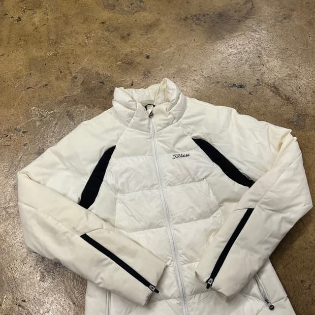 [정품/S] 타이틀리스트 여성 패딩 자켓 화이트 b8