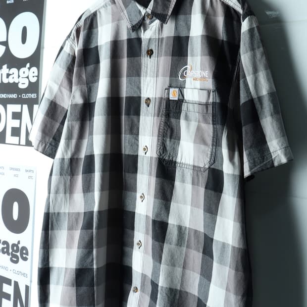 (XL-2XL) 칼하트 반팔 카라 티셔츠 USA 워크셔츠-H35981