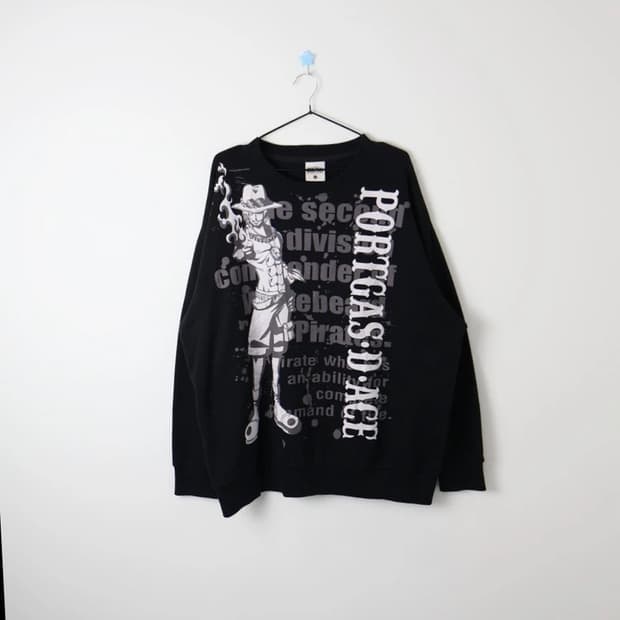 One Piece Portgas D. Ace Print Sweatshir
