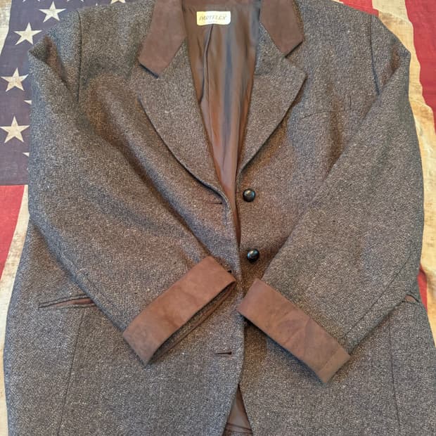 Japan vintage 울 블레이저 자켓