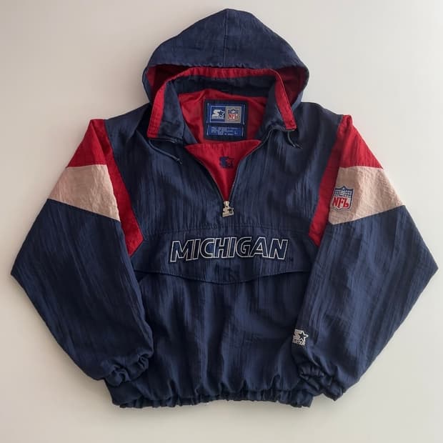 NFL 스타터 미시건 아노락 L