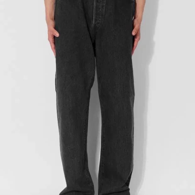 시오타 CIOTA BLACK SUVIN COTTON STRAIGH