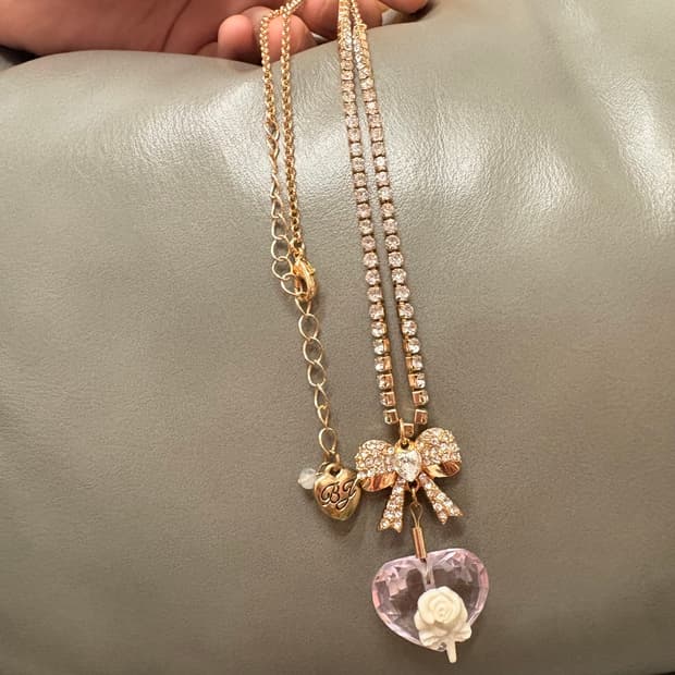 betsey Johnson 쥬시꾸뛰르 목걸이 (새상품)