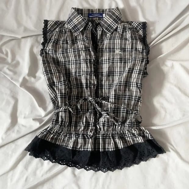 버버리 burberry 블루라벨 노바체크 버버리셔츠 유일매물 버버리 반팔