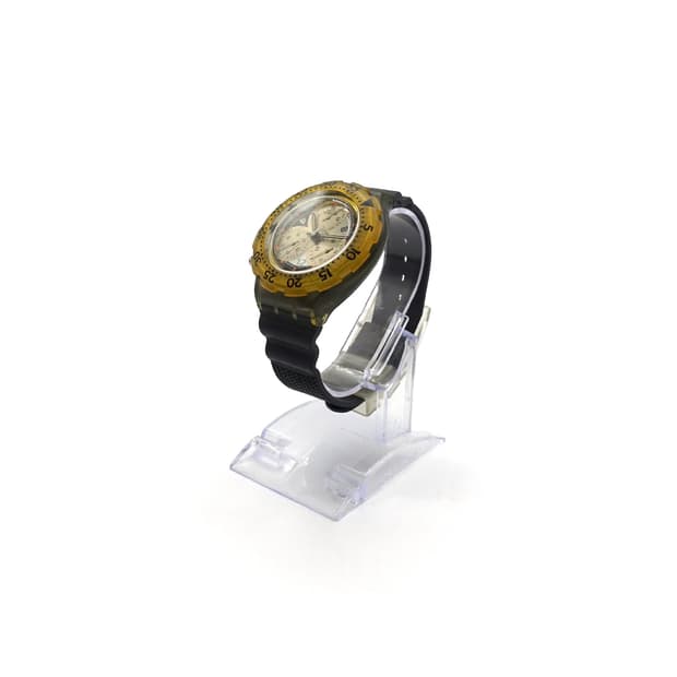 SWATCH 스와치 onda nera 아쿠아 크로노 빈티지 스와치 시계