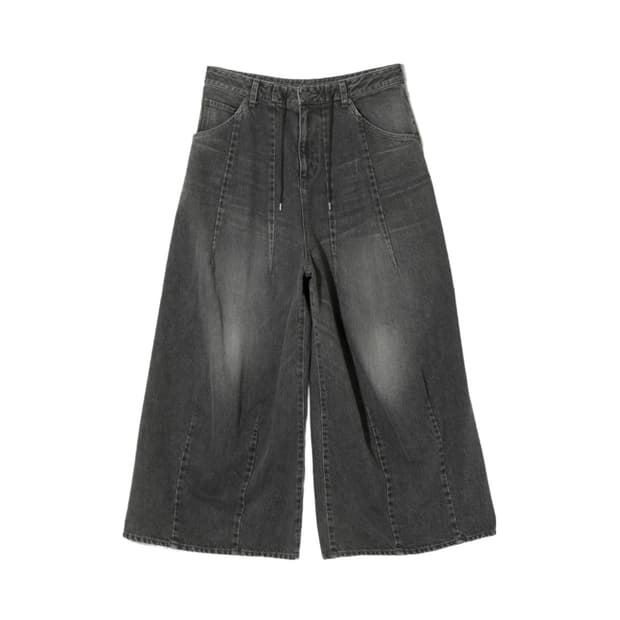 [M] 니들스 HD 버기핏 데님 팬츠 블랙