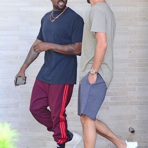 아디다스 버건디 삼선 라인 트랙 조거 팬츠