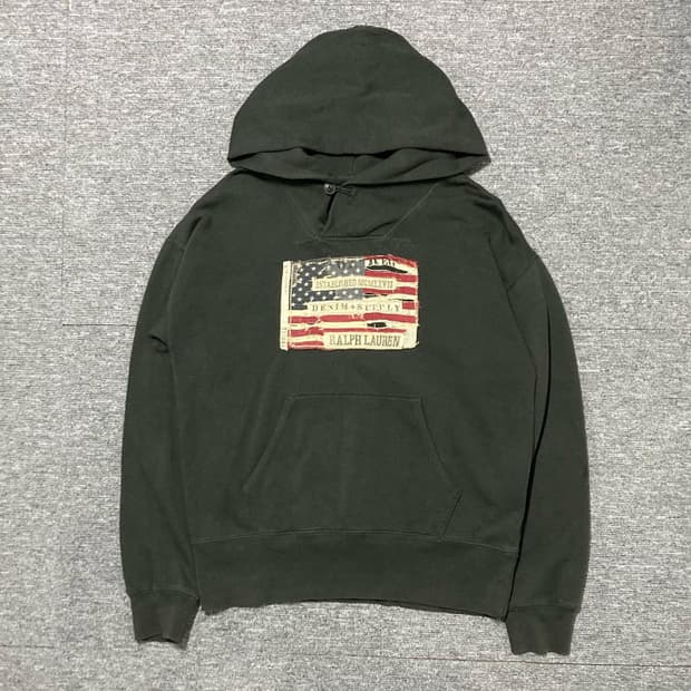 [L] 폴로랄프로렌 데님앤서플라이 성조기 후드티