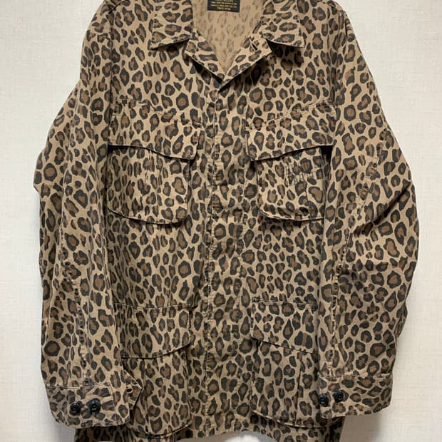 와코마리아 퍼티그 레오파드 자켓