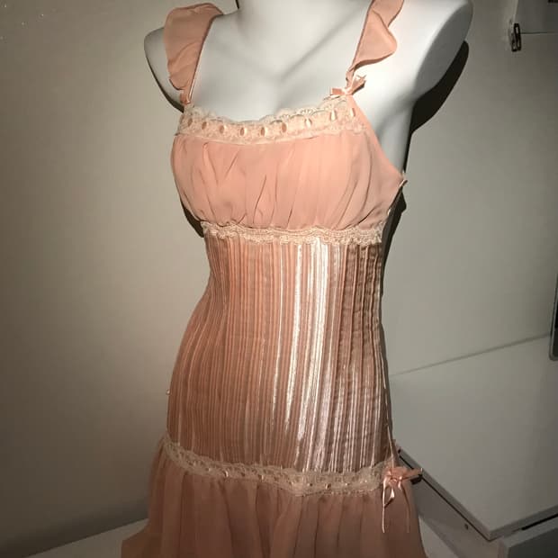 eblin pink sleeveless dress