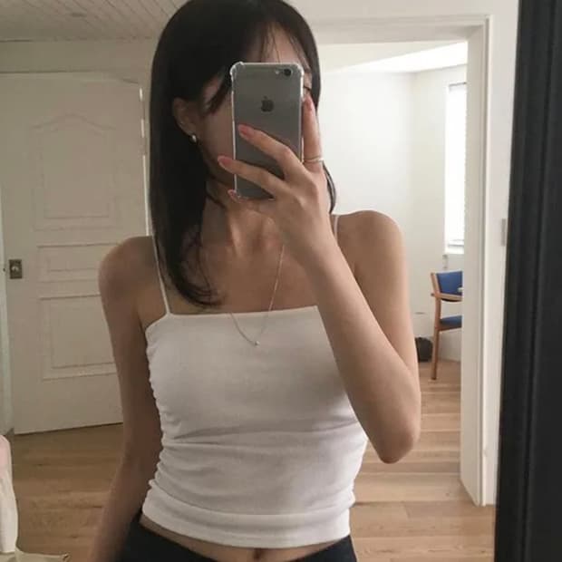 (아이보리) 프렌치오브 캡내장 베이비 셔링 나시