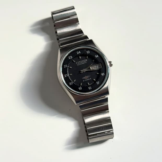 80s Citizen Automatic Metal Watch