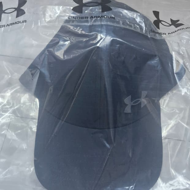 언더아머 UA 스톰 블랙 모자 XL