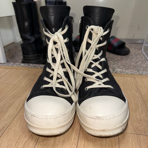 [43] 릭오웬스 룩소르 라몬즈 블랙 하이탑