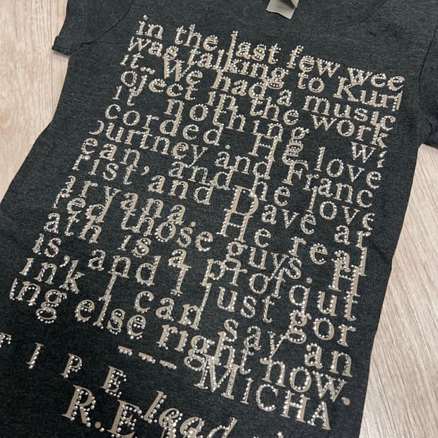 갸루 펑크 큐빅 쫄티 슬림핏