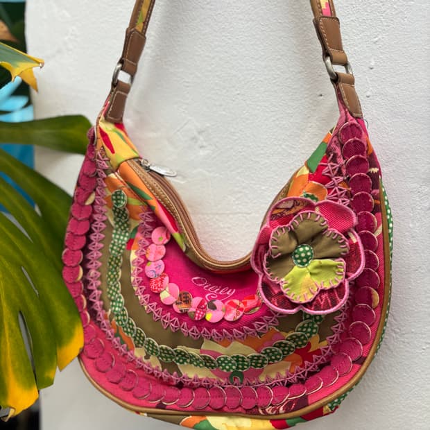 Vintage Oilily Half Circle Bag