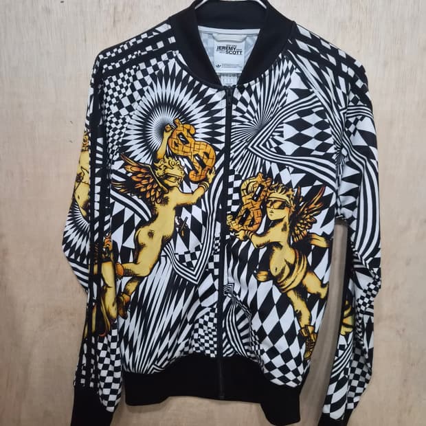 95) 아디다스 x 제레미스캇 옵아트 트랙탑 져지 팝니다