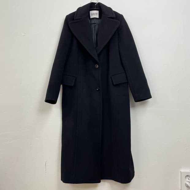 끌로디피에로 Claudie Pierlot 블랙 울 롱코트 36
