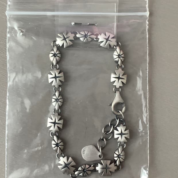 (새상품) 폴리테루 크로스 하나비 레몬 팔찌 브레이슬릿