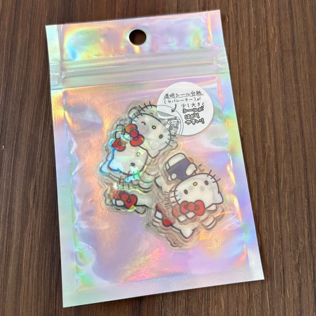 산리오 블록스티커(헬로키티