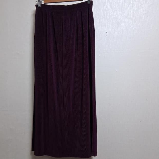 크리스찬 오자르 져지 플리츠롱스커트 30에서34일본빈티지 
일본산 폴리져