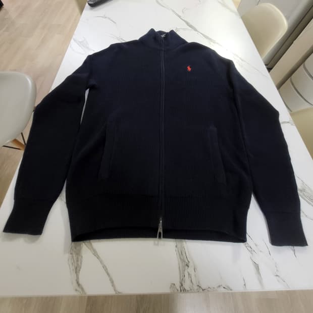 [S] 폴로 랄프로렌 집업 니트 블랙