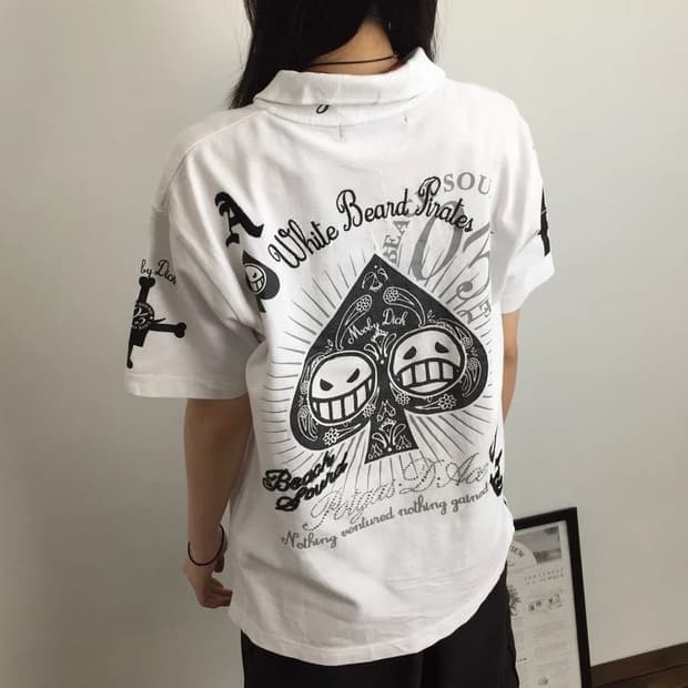 Beach Sound x One Piece Graphic Polo