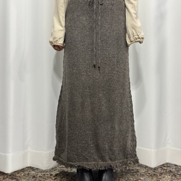 knit long skirt