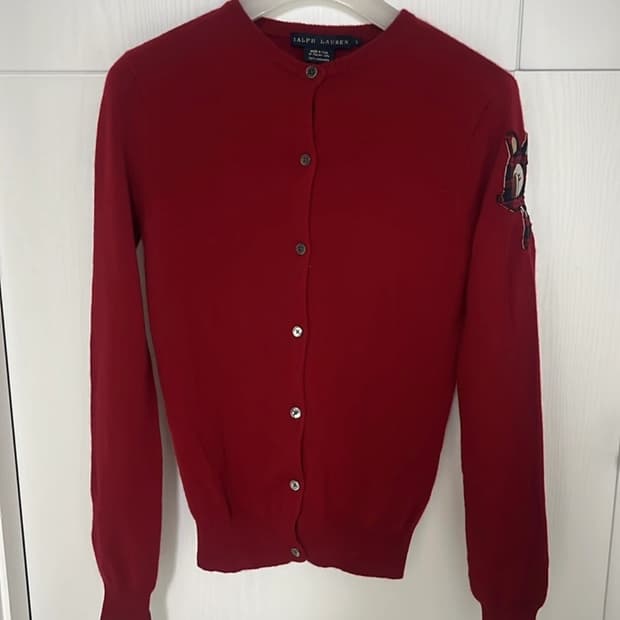 랄프로렌 캐시미어100 가디건 44,55 정품