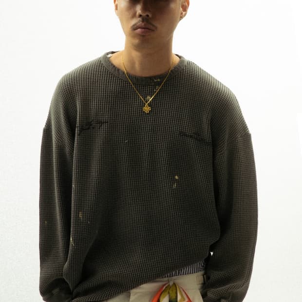 게더레이지 wide cut waffle sleeve