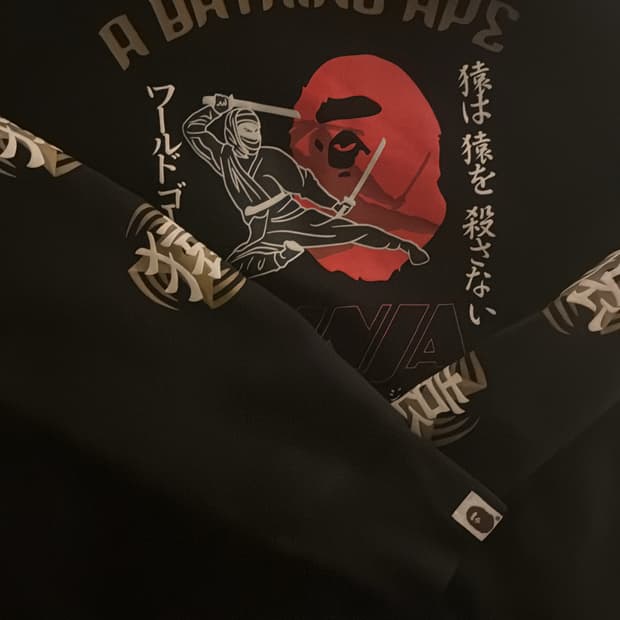 베이프 닌자 풀 후드티 (정가49만원)