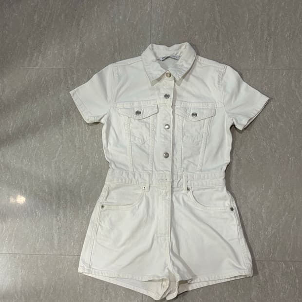 ZARA 자라 데님 점프수트 