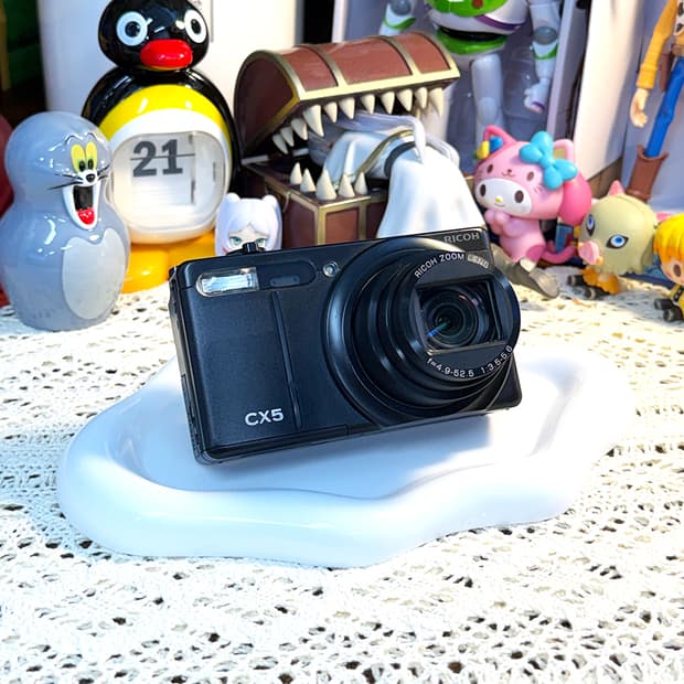 [🎞️필름 감성] 리코 RICOH CX5 블랙 레트로 디지털 카메라