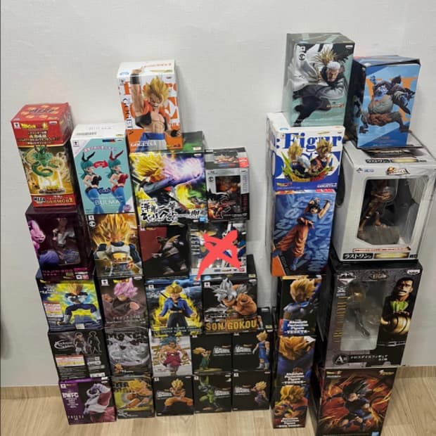 드래곤볼과 원피스 피규어 총 32종 일괄 정리합니다. 