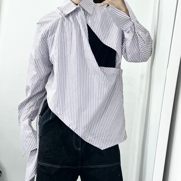 니나무나 니나모우나 디테처블 셔츠