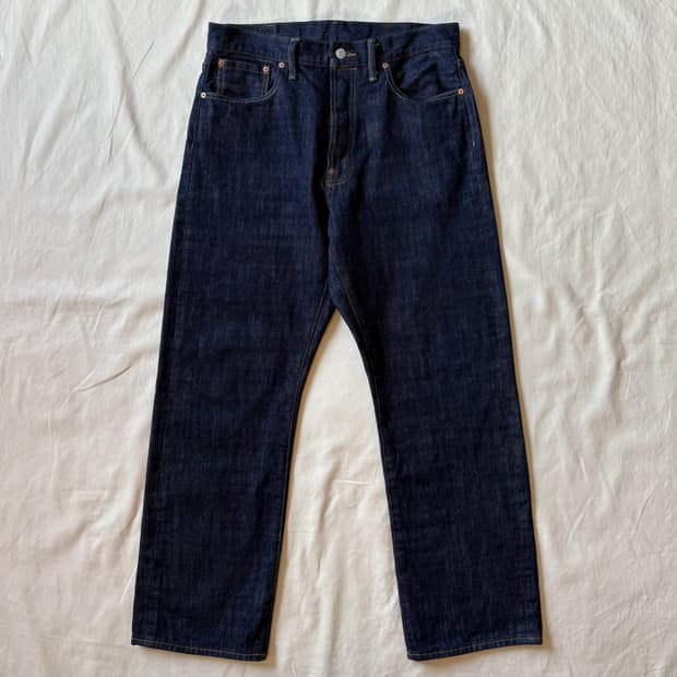 [32] 아웃스탠딩 30s 신치백 셀비지 와이드 팬츠