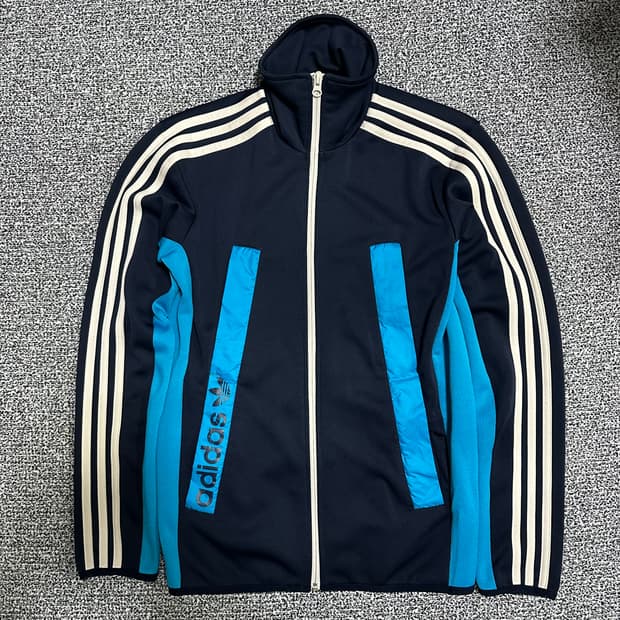 (95) 아디다스 트랙탑 네이비/블루 져지