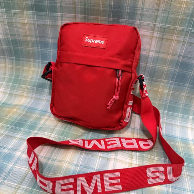 Supreme Red Mini Cross Bag