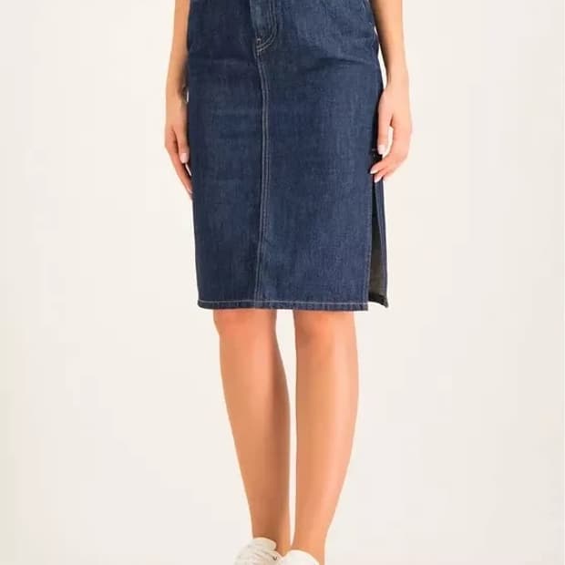 리바이스 슬릿 데님 스커트 블루 W24 💙🪡