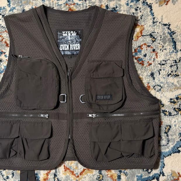 EVENRIVER work vest 빈티지 워크 베스트