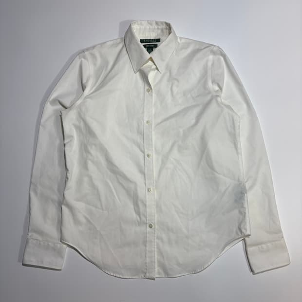 폴로 랄프로렌 화이트 옥스퍼드 셔츠