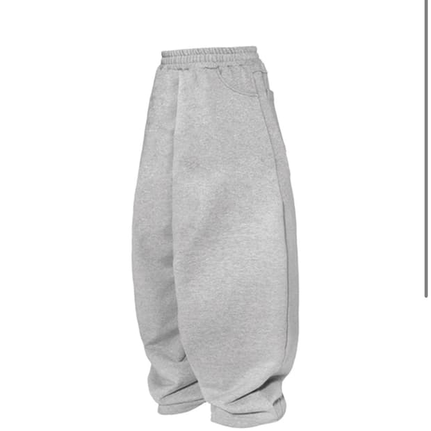 MJD 에브리데이 스웨트 배기 팬츠 멜란지 그레이