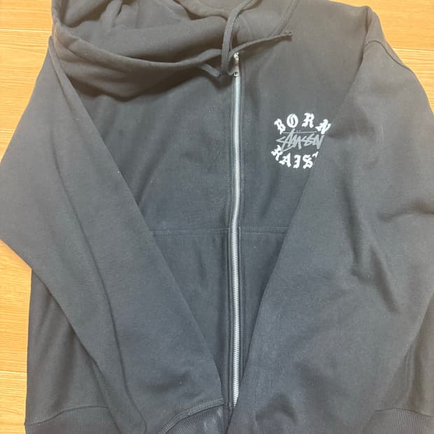 XL 스투시 본앤레이즈드 후드 집업