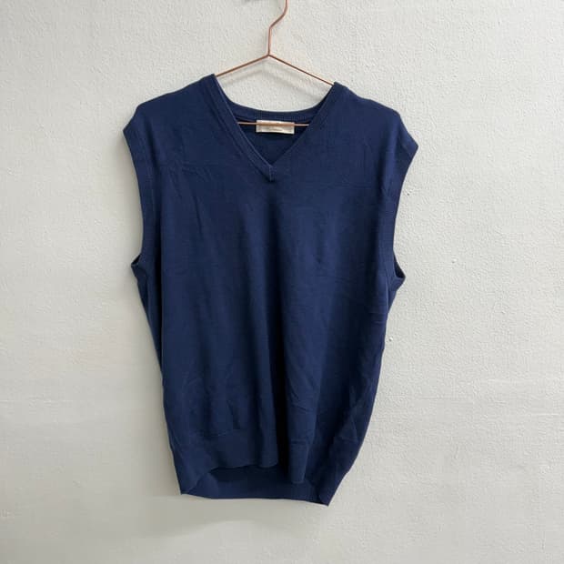 안드레모리스 100%캐시미어 니트 조끼 (M)