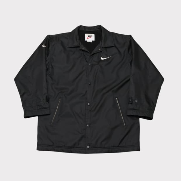 [M] 90's 나이키 스우시 올드스쿨 누빔 코치자켓