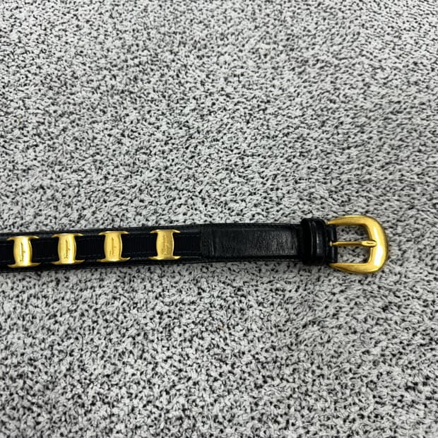페레가모 금장 간치니 벨트