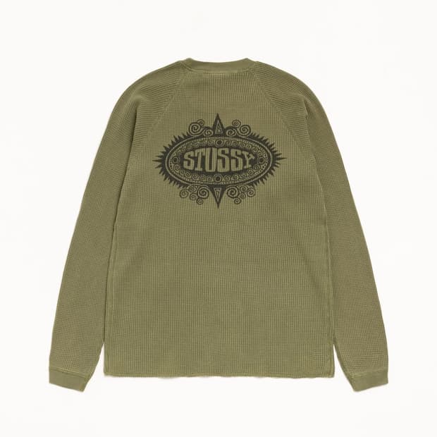 [새상품 M] 스투시 써멀 MANTRA RAGLAN THERMAL