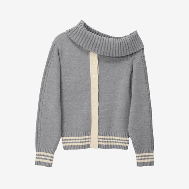 (구해요) 비터셀즈 샐리 언발란스 오프숄더 그레이