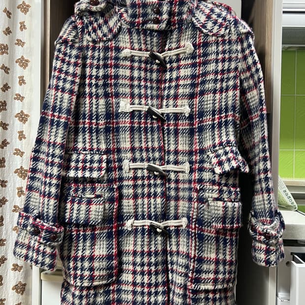 체크 떡볶이 코트