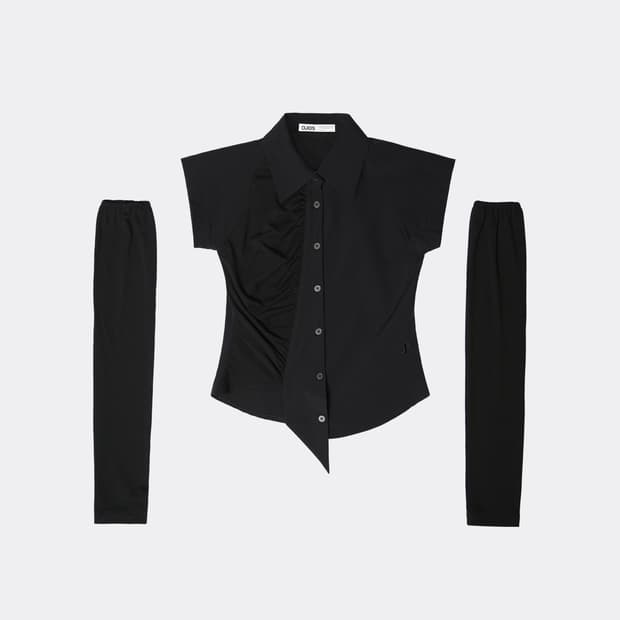 오호스 CAP SLEEVE WARMER SHIRT